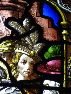 Vitrail Baie 16 : Vie de Saint-Mathurin dans l'Église Saint-Martin à Nonancourt
