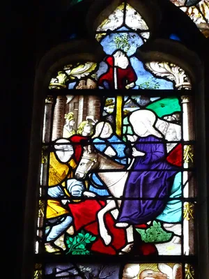 Vitrail Baie 17 : La Passion dans l'Église Saint-Martin à Nonancourt