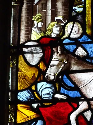 Vitrail Baie 17 : La Passion dans l'Église Saint-Martin à Nonancourt