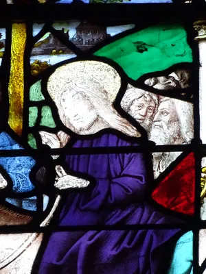 Vitrail Baie 17 : La Passion dans l'Église Saint-Martin à Nonancourt