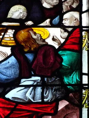 Vitrail Baie 17 : La Passion dans l'Église Saint-Martin à Nonancourt