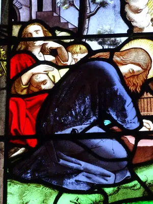 Vitrail Baie 17 : La Passion dans l'Église Saint-Martin à Nonancourt