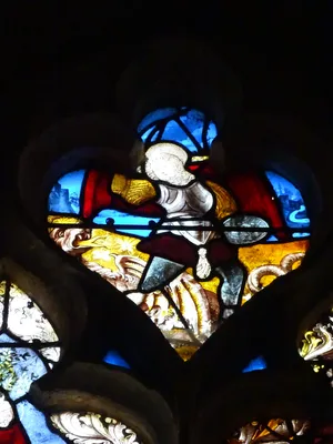 Vitrail Baie 17 : La Passion dans l'Église Saint-Martin à Nonancourt