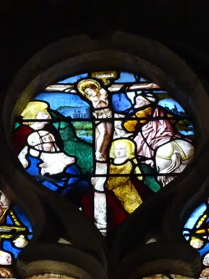 Vitrail Baie 19 : La Passion dans l'Église Saint-Martin à Nonancourt