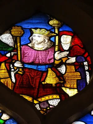 Vitrail Baie 102 : La Déploration du Christ dans l'Église Saint-Martin à Nonancourt