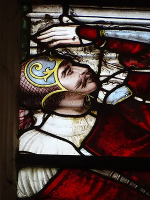 Vitrail Baie 104 : La Résurrection dans l'Église Saint-Martin à Nonancourt