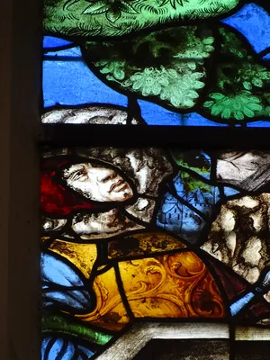 Vitrail Baie 104 : La Résurrection dans l'Église Saint-Martin à Nonancourt