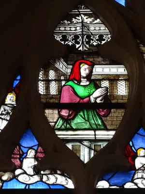 Vitrail Baie 104 : La Résurrection dans l'Église Saint-Martin à Nonancourt