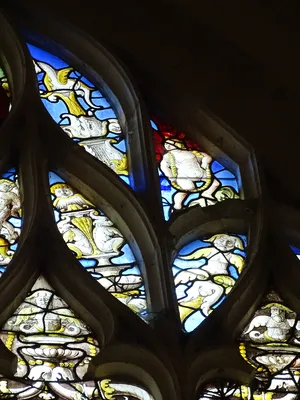 Vitrail Baie 110 : La Pêche miraculeuse dans l'Église Saint-Martin à Nonancourt