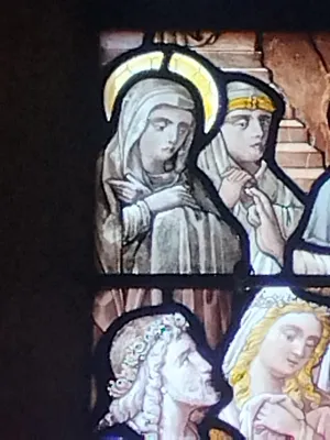 Vitrail Baie 6 : Sacrement de l'Ordre dans l'Église Saint-Ouen à Routot