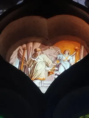 Vitrail Baie 17 : Saint-Jean-Baptiste dans l'Église Saint-Ouen à Routot
