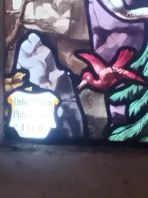 Vitrail Baie 18 : Ange Gardien dans l'Église Saint-Ouen à Routot