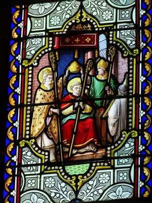 Vitrail Baie 2 dans l'Église Saint-Germain à Heuqueville
