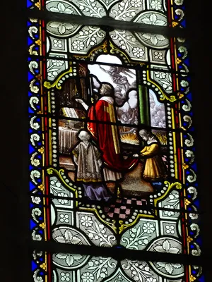 Vitrail Baie 3 dans l'Église Saint-Germain à Heuqueville