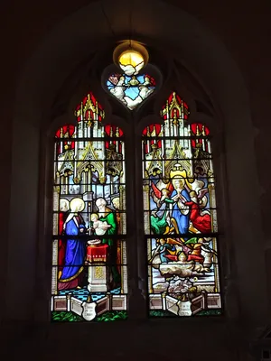 Baie 7 : La Présentation au Temple, L'Assomption de la Vierge