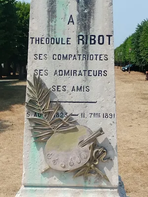 Buste de Théodule Ribot à Breteuil-sur-Iton