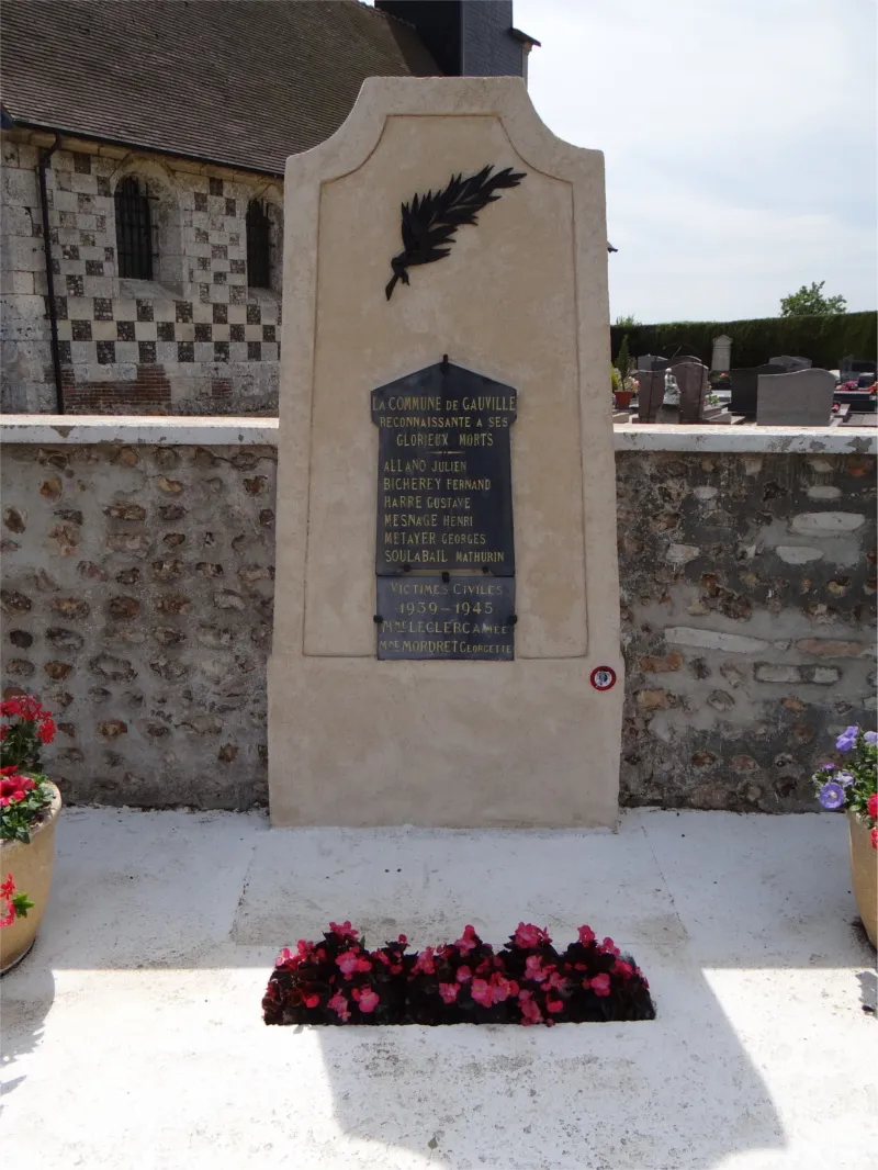Monument aux morts de Gauville-la-Campagne