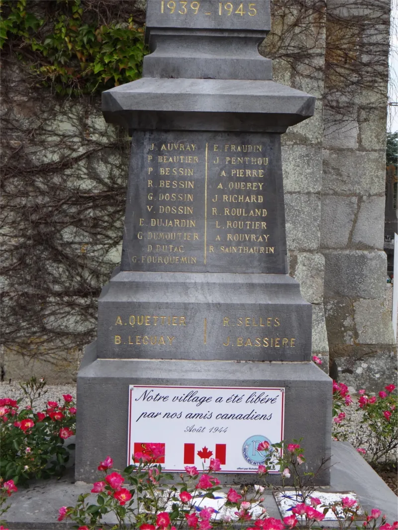 Monument aux morts de Saint-Aubin-du-Thenney