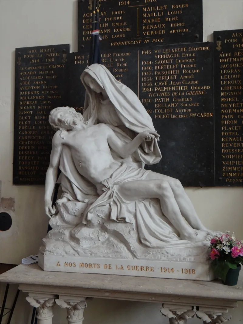 Plaque aux morts de l'église de Fleury-sur-Andelle