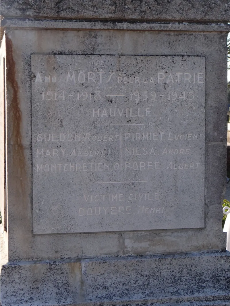 Monument aux morts d'Hauville