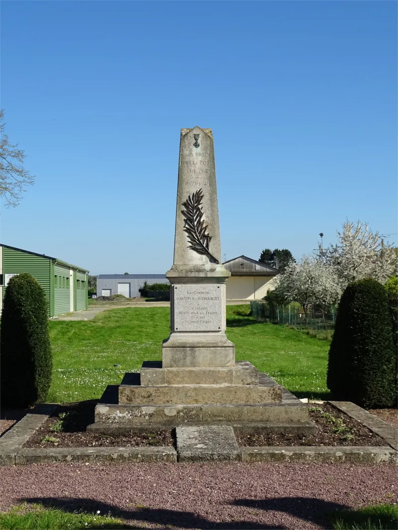Monument aux morts d'Autheuil-Authouillet
