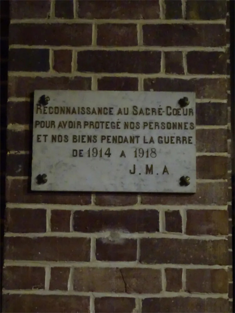 Plaque Reconnaissance église Saint-Germain d'Évreux