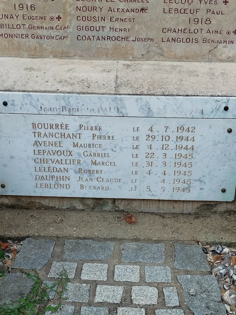 Monument aux Morts de Nonancourt