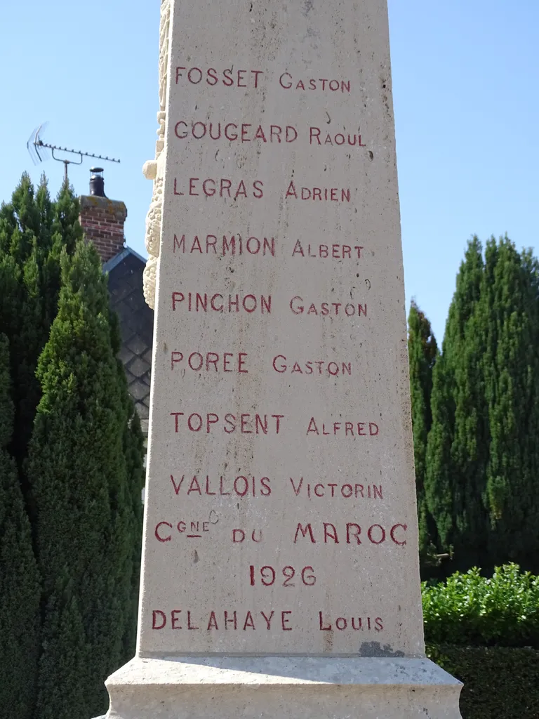 Monument aux Morts de Sainte-Croix-sur-Aizier