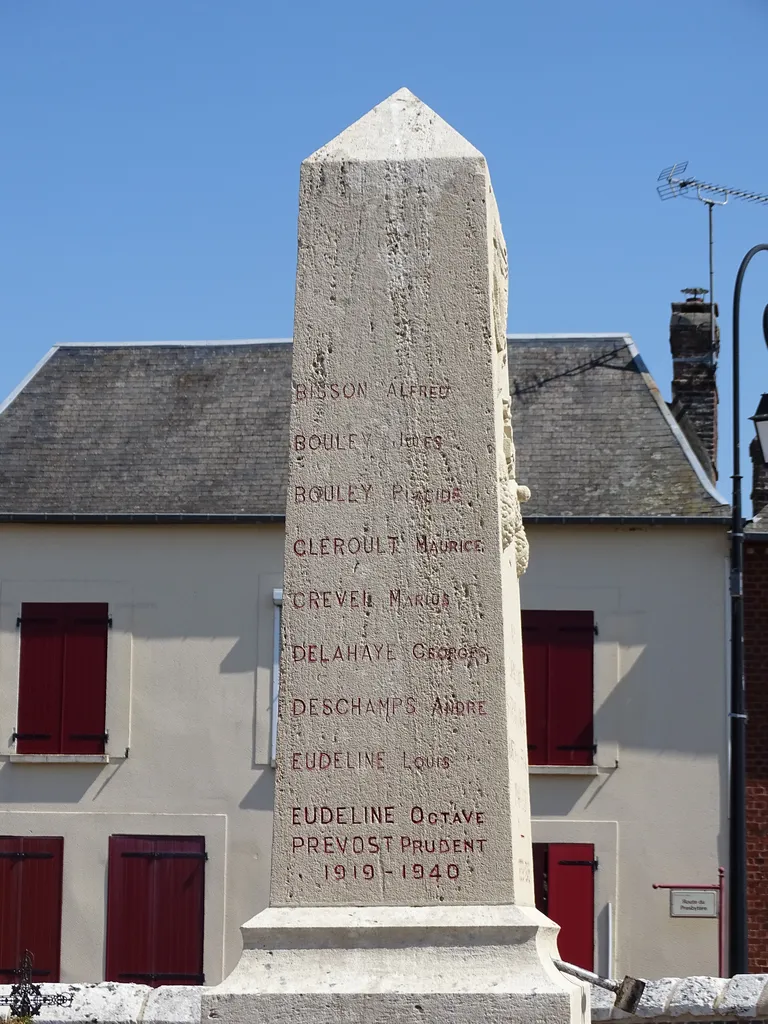 Monument aux Morts de Sainte-Croix-sur-Aizier