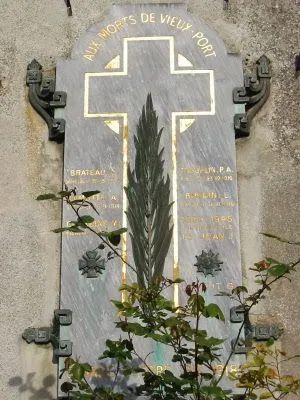Plaque commémorative église de Vieux-Port