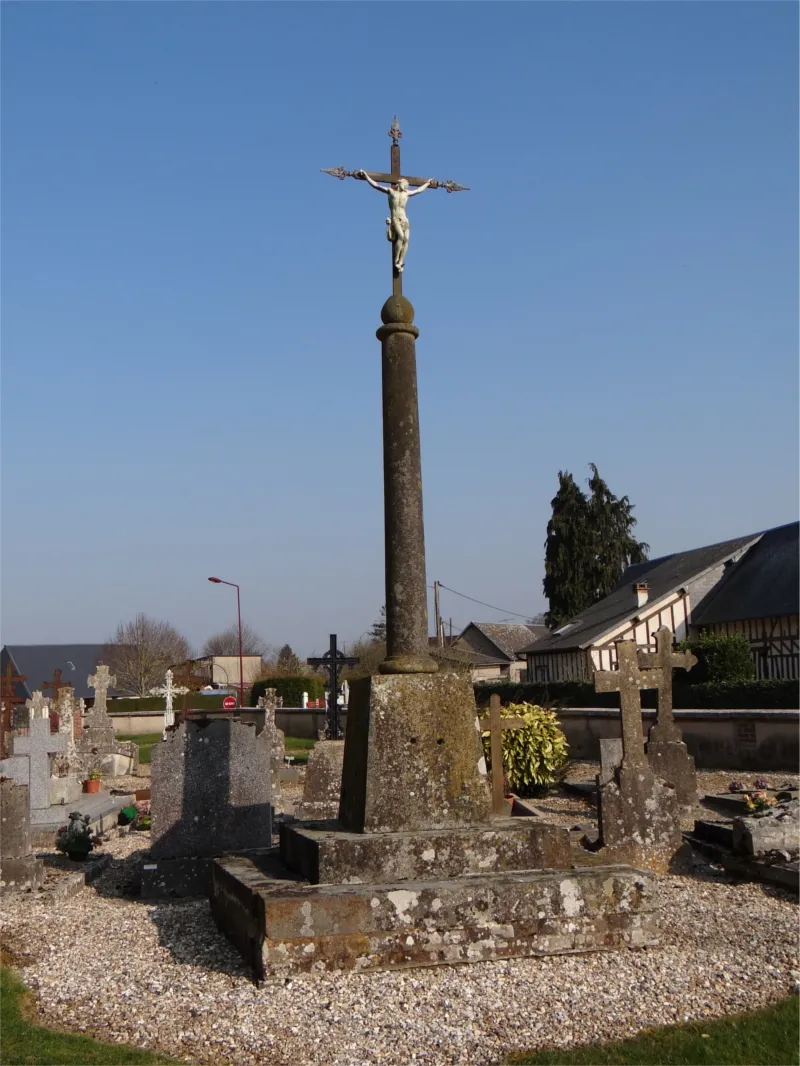 Calvaire du cimetière de Saint-Martin-du-Tilleul