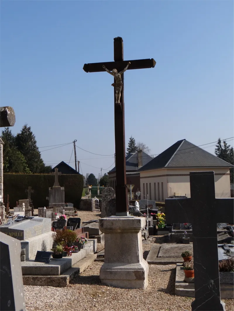Calvaire du cimetière de Saint-Victor-de-Chrétienville