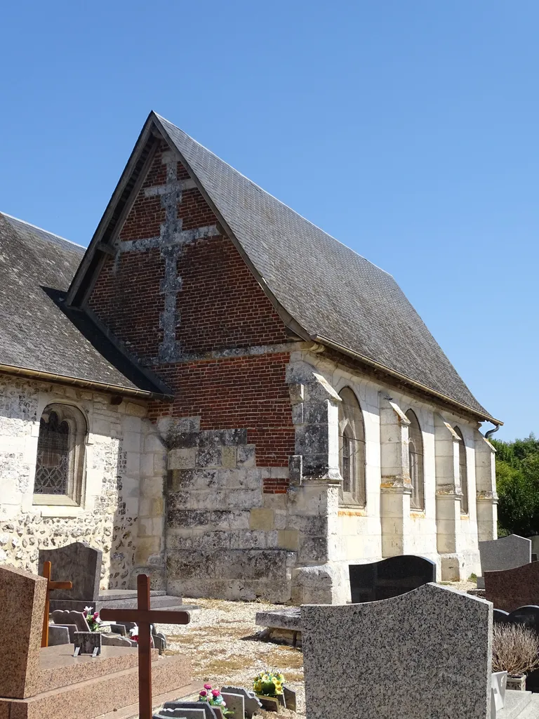 Église Sainte-Croix à Sainte-Croix-sur-Aizier