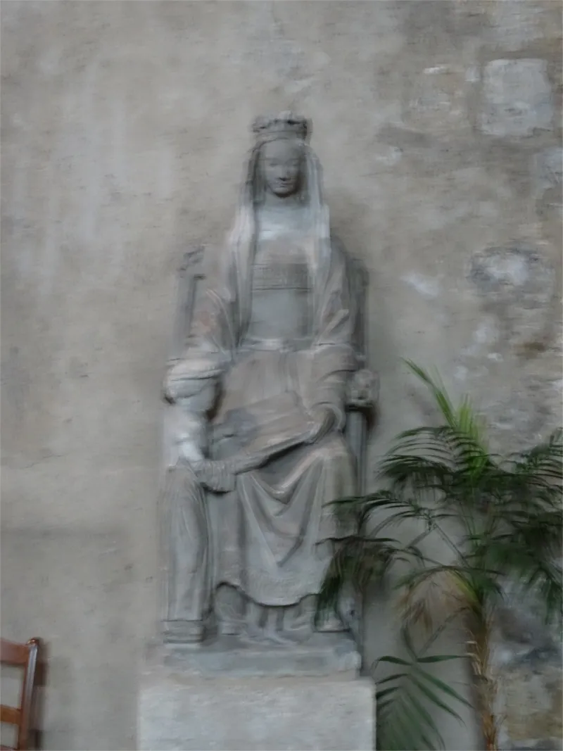 Statue dite de la Vierge à l'Enfant de l'église Saint-Aubin de Pacy-sur-Eure