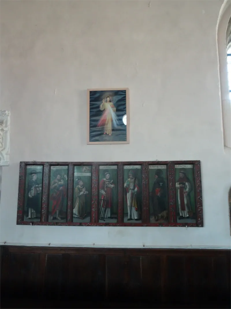Panneau peint de l'église des Trois Marie de Guichainville