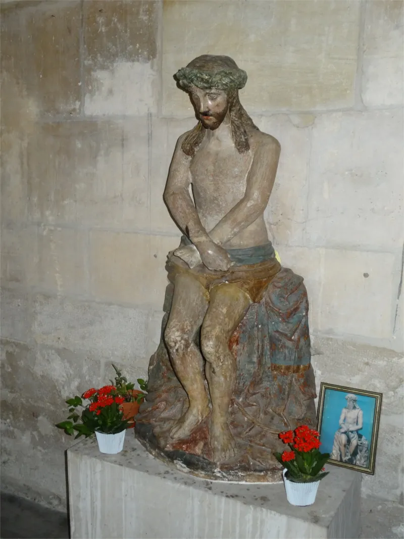 Statue : le Christ aux liens de l'église Notre-Dame-des-Arts de Pont-de-l'Arche
