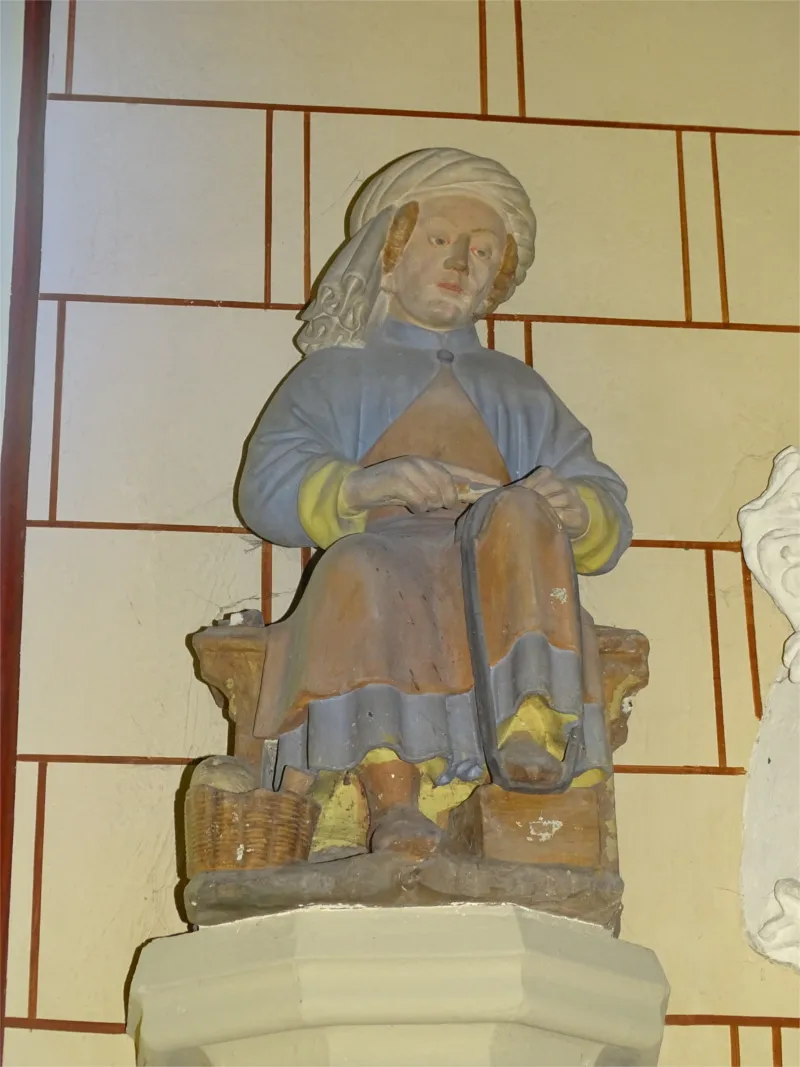 Statue : Saint-Crépin dans l'église de la Madeleine de Verneuil-sur-Avre