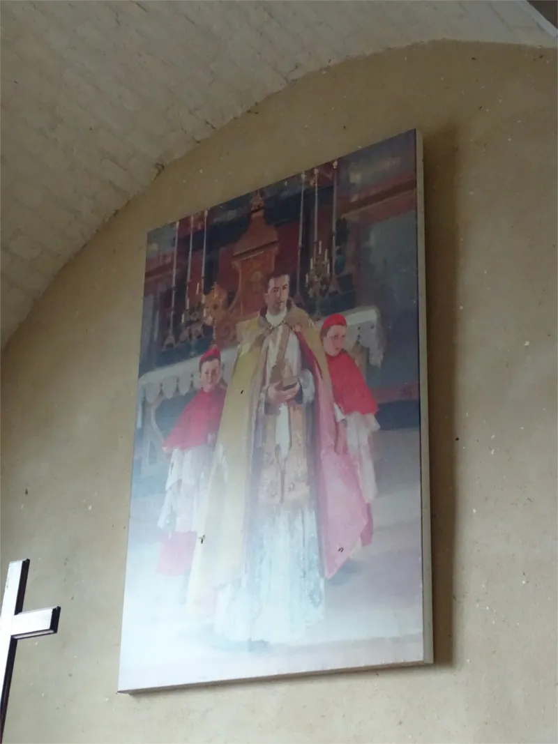 Tableau Portrait de l'abbé Toussaint de l'église Sainte-Radegonde de Giverny