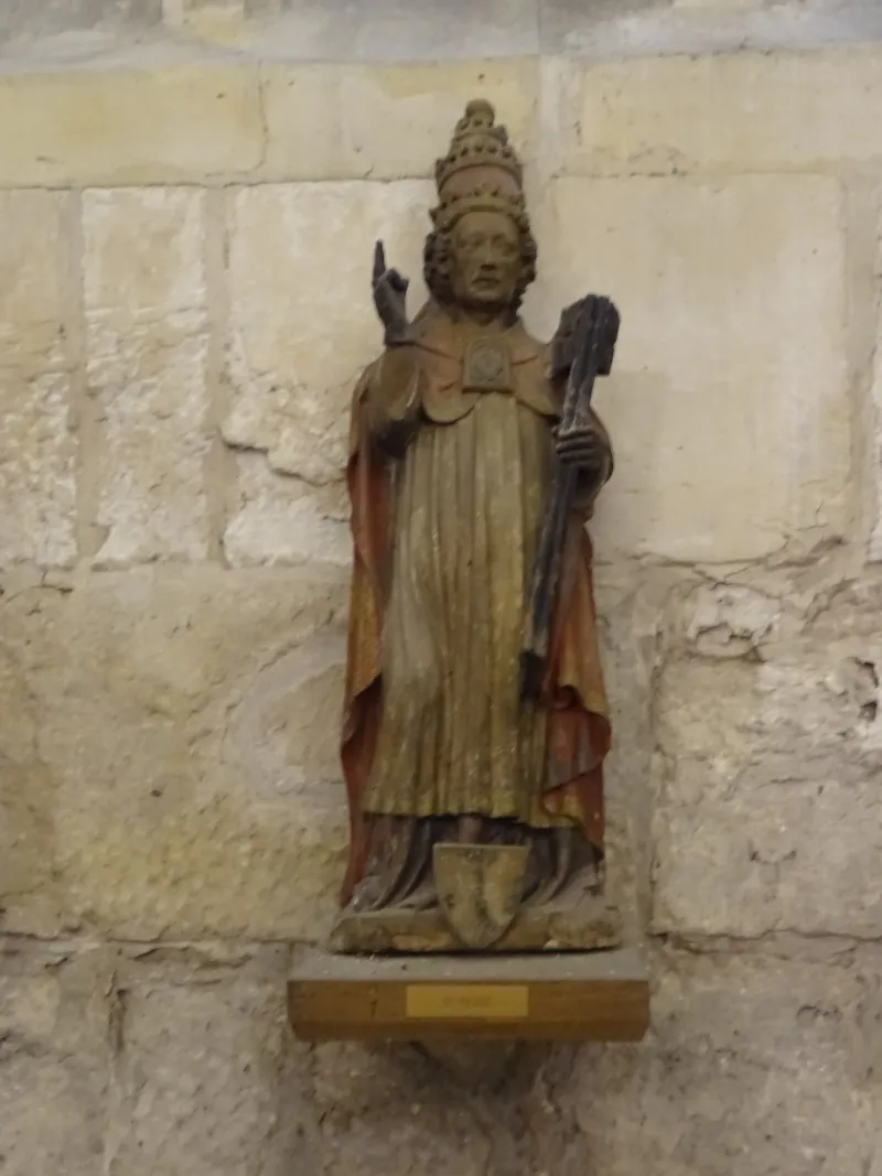 Statue de Saint-Mammès dans l'Église d'Alizay
