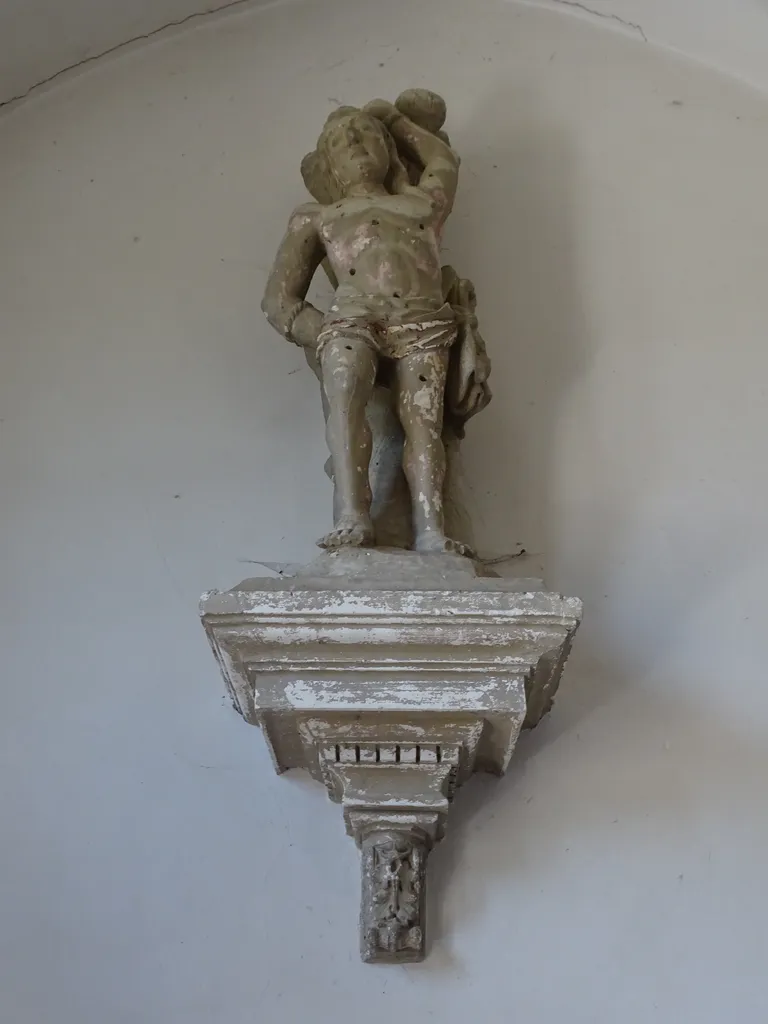 Statue : Saint-Sébastien dans l'Église de La Couture-Boussey