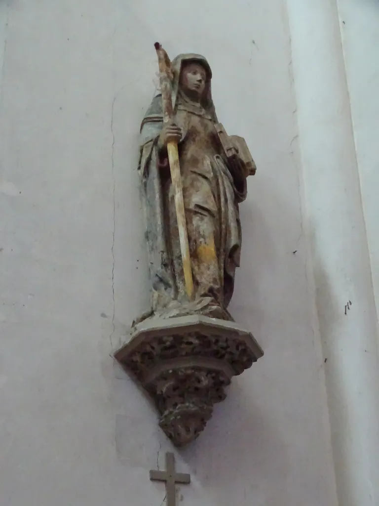 Statue : Sainte-Opportune dans l'Église de La Couture-Boussey
