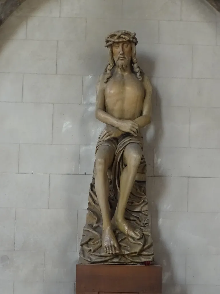 Statue d'applique : Christ aux Liens dans l'Église d'Étrépagny