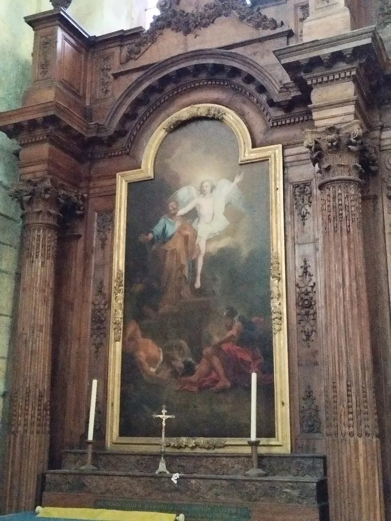 Tableau : La Délivrance de Saint-Pierre dans la Collégiale Notre-Dame d'Écouis