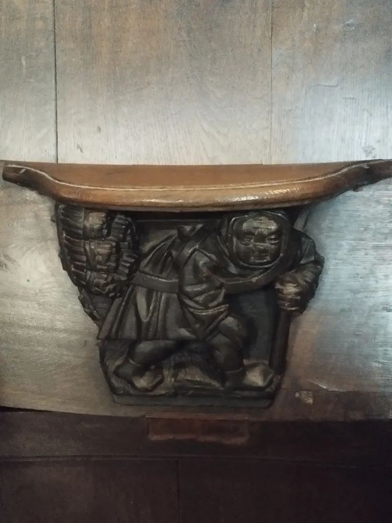 7 miséricordes de stalles dans l'Église Saint-Ouen à Routot