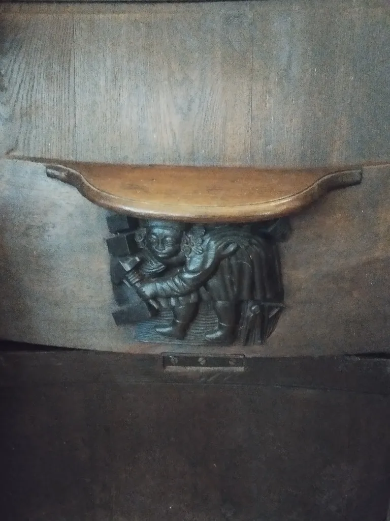 7 miséricordes de stalles dans l'Église Saint-Ouen à Routot