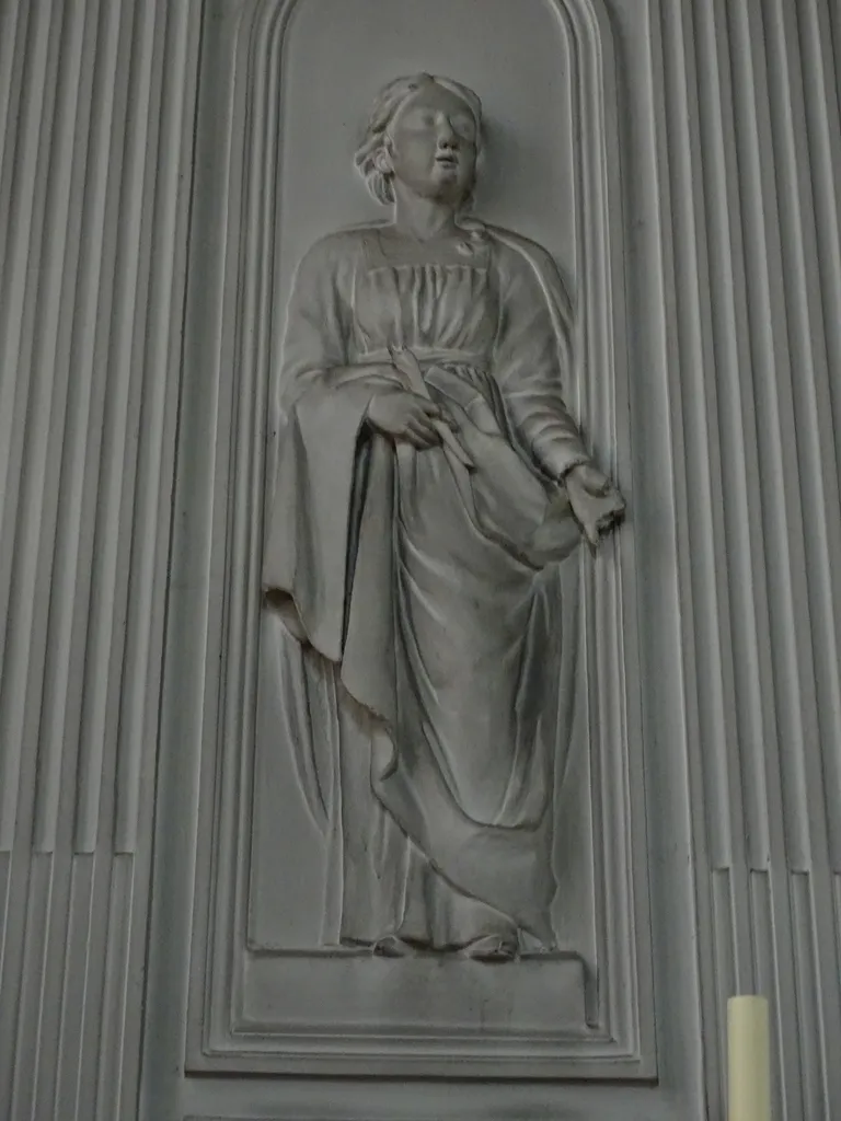 Retable de la chapelle Sainte-Anne dans l'Église Notre-Dame à Serquigny