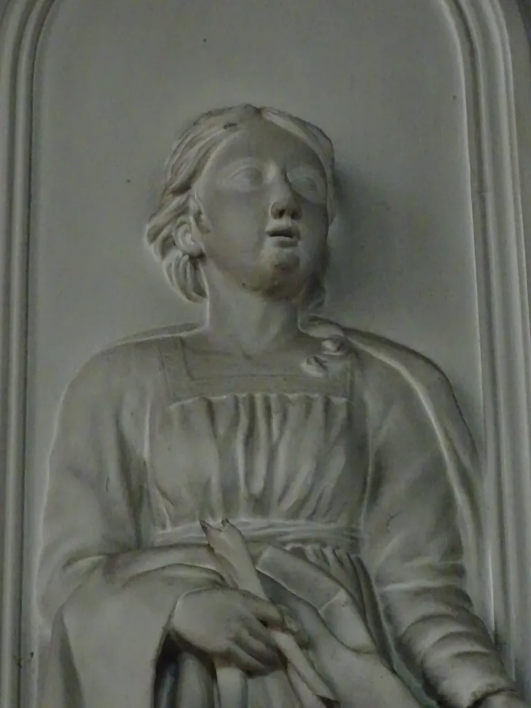 Retable de la chapelle Sainte-Anne dans l'Église Notre-Dame à Serquigny
