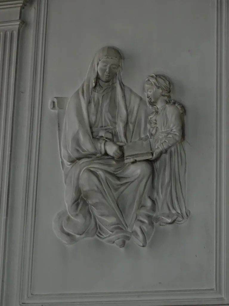 Retable de la chapelle Sainte-Anne dans l'Église Notre-Dame à Serquigny