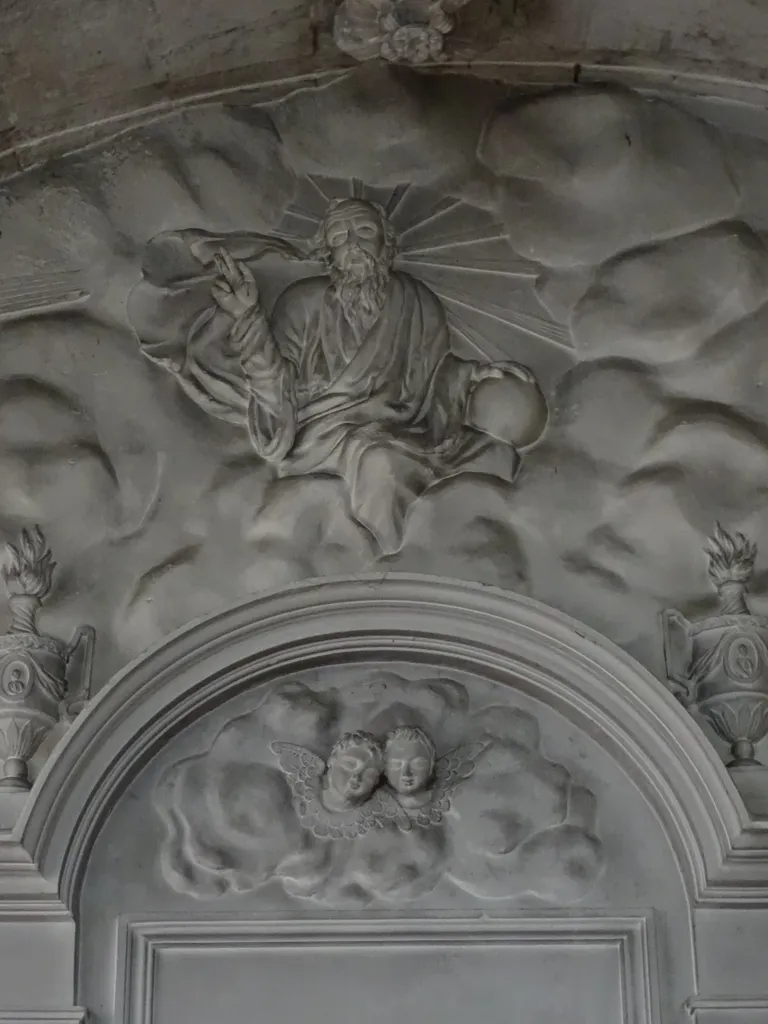 Retable de la chapelle Sainte-Anne dans l'Église Notre-Dame à Serquigny
