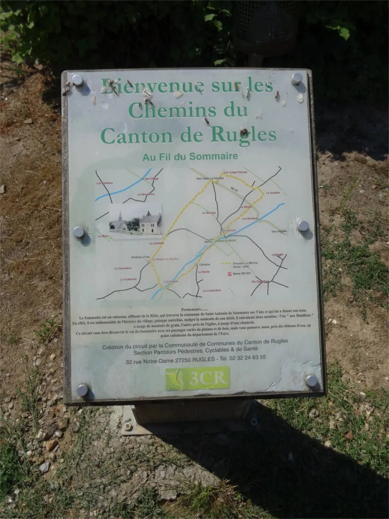 Chemin du Canton de Rugles : Au fil du Sommaire à Saint-Antonin-de-Sommaire